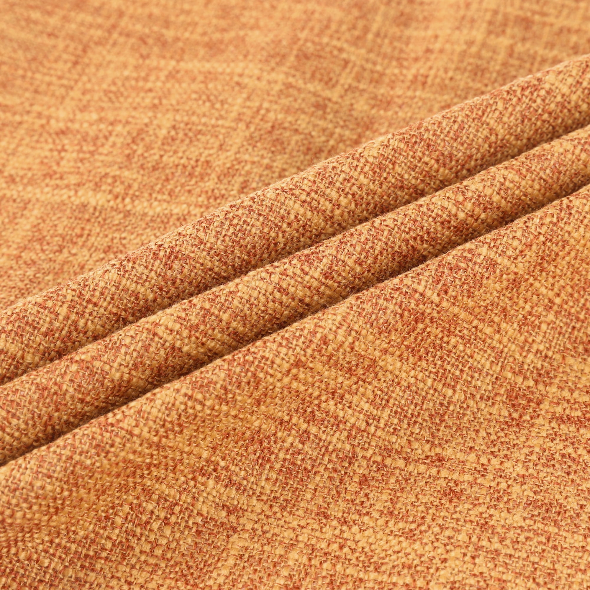 Unique Bargains 4 Pcs Solid Linen Pillow Covers Set Soft Decorative Throw Pillow Cover Orange/Dark Gray 16" x 16"