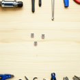 thumbnail image 4 of Luxshiny 4Sets Stainless Steel Mirror Holder Clips Adjustable Glass Panel Retainer with Screws for Home Use, 4 of 8
