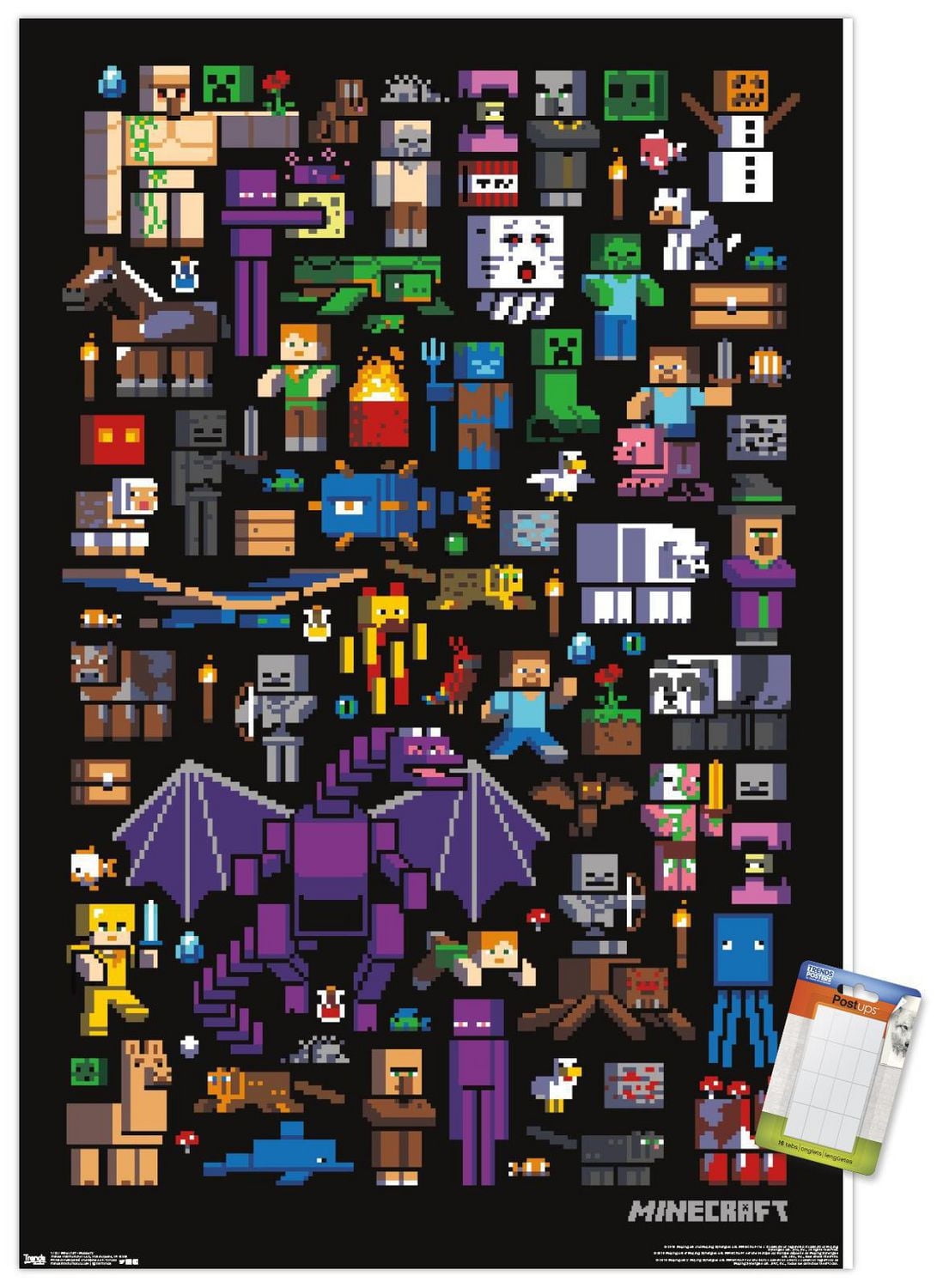 Minecraft - Mobbery Wall Poster