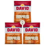 David's Salted & Roasted Sunflower Seeds, Pack of 3 5.25 oz Bags All Natural Pumpkin Seeds