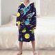 thumbnail image 1 of Ropa de cama Ropa infantil Albornoz grueso con capucha alargado Pijamas de terciopelo para niñas Camisón de poliéster para niñas, 1 of 7