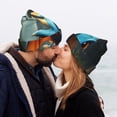 thumbnail image 5 of Lsque Adorable Blue Baby Dragon Pattern Knitted Beanie, Unisex Winter Hat, Knit Hat Winter Beanies Thick Fisherman Beanies Cuffed Plain Skull Caps, 5 of 6