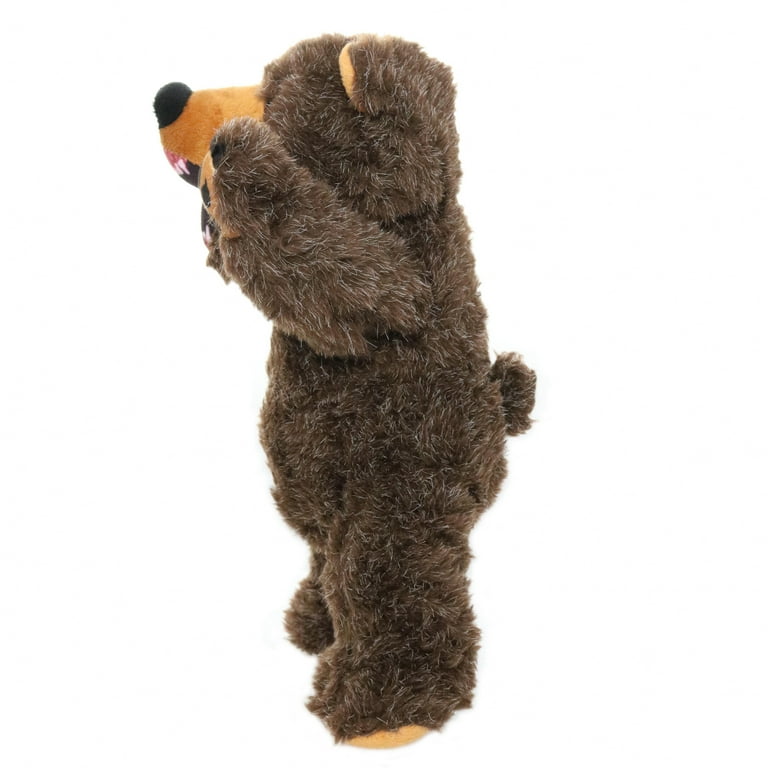 Mighty Angry Animals Bear Durable Squeaky Plush Dog Toy