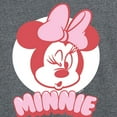 thumbnail image 3 of Mickey & Friends - Minnie Mouse Wink Face - Men's Long Sleeve T-Shirt, 3 of 5