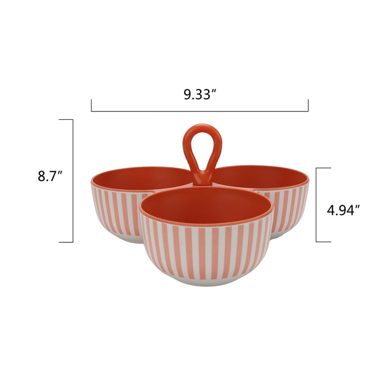 Mainstays by Becky G. & Alejandra Bamboo Melamine Triple Condiment