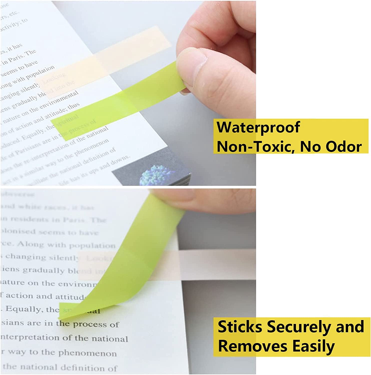 6000 PCS Sticky Tabs Page Markers,Morandi Sticky Note Tabs Colored Writable and Repositionable Book Flags Tabs Strip Index Tabs,Page Tabs