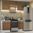 thumbnail image 2 of Cocina Integral Completa 160cm Glamy Madesa - Blanco/Marrón, 2 of 10