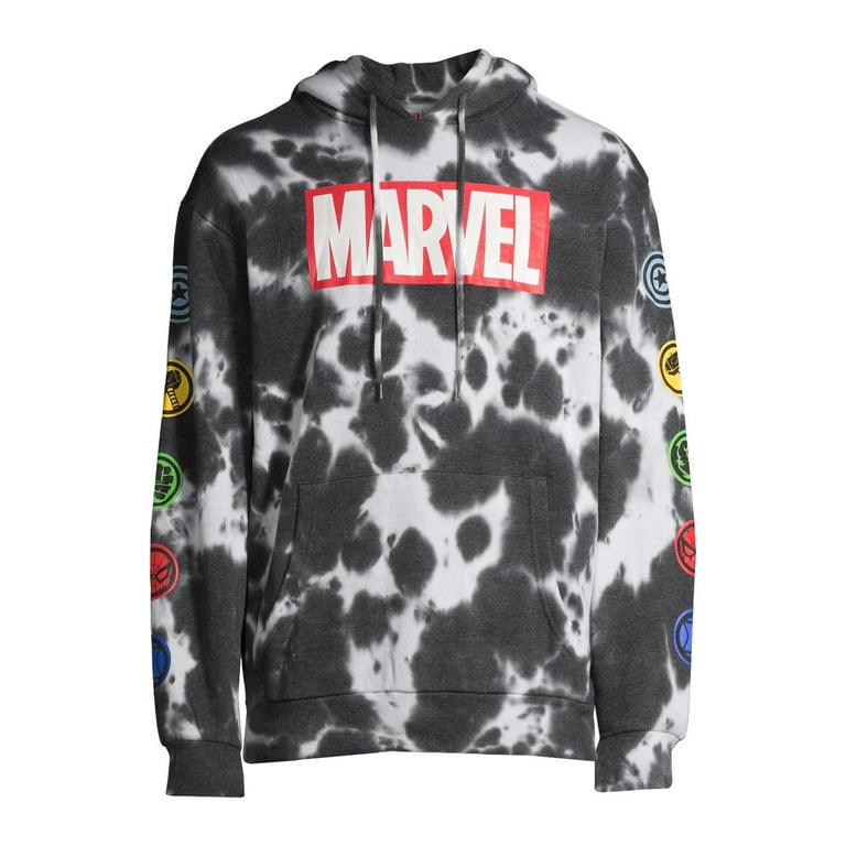 tie dye marvel hoodie