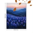 thumbnail image 3 of Qisvanset 12x16 Inch With Frame 2D Flat Wall Art Misty Mountain Valley Sunrise Scenic Nature Home Wall Art, 3 of 8