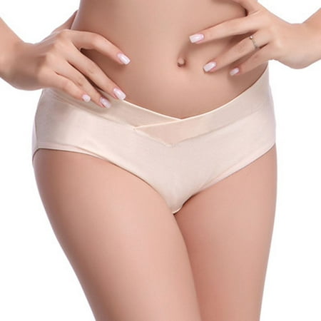 Women Clearance 3pcs Cotton U-Shaped Low Waist Maternity Underwear Pregnant Women Clearance Panties Pregnancy