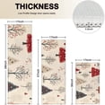 thumbnail image 4 of Beige Christmas Tree Pattern Kitchen Rugs Sets Of 3,Kitchen Runner Rugs Non Skid Washable,Decorative Kitchen Floor Mats for Kitchen,Sink,Laundry,17"x30"+ 17"x47" + 17"x59", 4 of 6
