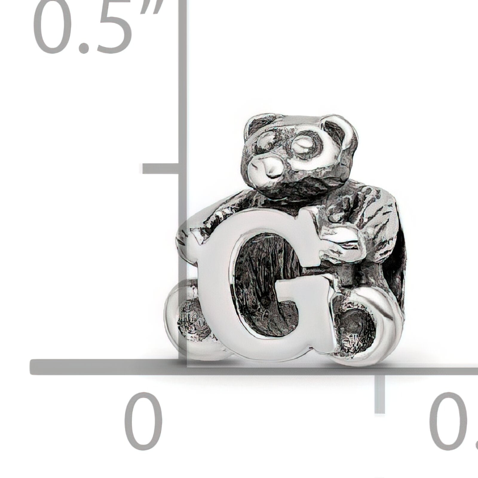 Simstars Reflections Kids Sterling Silver Letter Bead