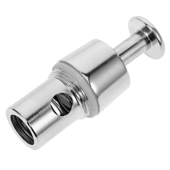 VERDANVERSE Plated Silver Wall Mount Soap Dispenser Pump, Strong and Break-Resistant