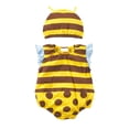 thumbnail image 4 of Bainana Summer Baby Romper Outfit With Hat Cartoon Bee Print Short Sleeve Crew Neck Bodysuit Stylish Adorable Girls Boys Festival Party Playwear Yellow Size 3-6 Months, 4 of 5