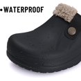 thumbnail image 4 of KAQ Classic Fur Lined Clogs Waterproof Winter Fuzzy Slippers for Women Men Indoor and Outdoor, 4 of 13