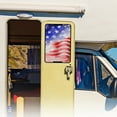 thumbnail image 3 of XYZCANDO USA Flag RV Door Window Shade Foldable RV Door Cover RV Window Cover with Hook and Loop RV Accessories for Inside Camper Blackout Shades RV Insulated Window Covers RV Sunlight Cover White, 3 of 7