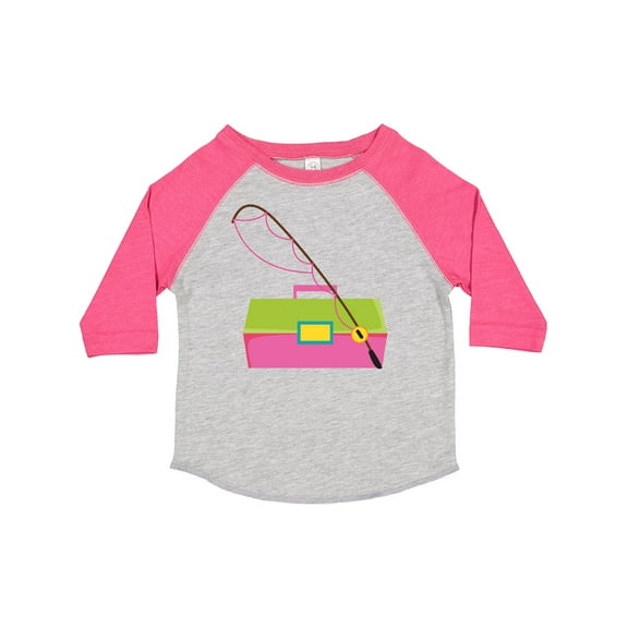 Inktastic Fishing Tackle Girls Girls Toddler T-Shirt