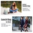 thumbnail image 6 of Floral Lunch Bag for Women, Reusable Insulated Cooler Cute Lunch Tote Box for Office Work, 6 of 8