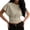 Beige, variant on Women's T Shirts Ladies Lightweight Short Sleeve Tee Soft Blend Classic Crew Neck Relaxed Fit Beige L