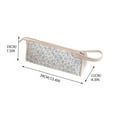thumbnail image 2 of Pisexur Belleza Maquillaje Bolsa organizadora de viaje, bolsa de almacenamiento portátil que puede guardar secador de pelo y accesorios, viene con un asa lindapara mujeres y hombres, 2 of 4