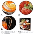 thumbnail image 3 of Designart "Food Breakfast Painting Dot I" Food & Beverage Wall Art Living Room, 3 of 5