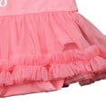thumbnail image 4 of Daddys Girl Barboteuse à Manches Courtes à Imprimé de Lettres Robe Tutu en Tulle, 4 of 5