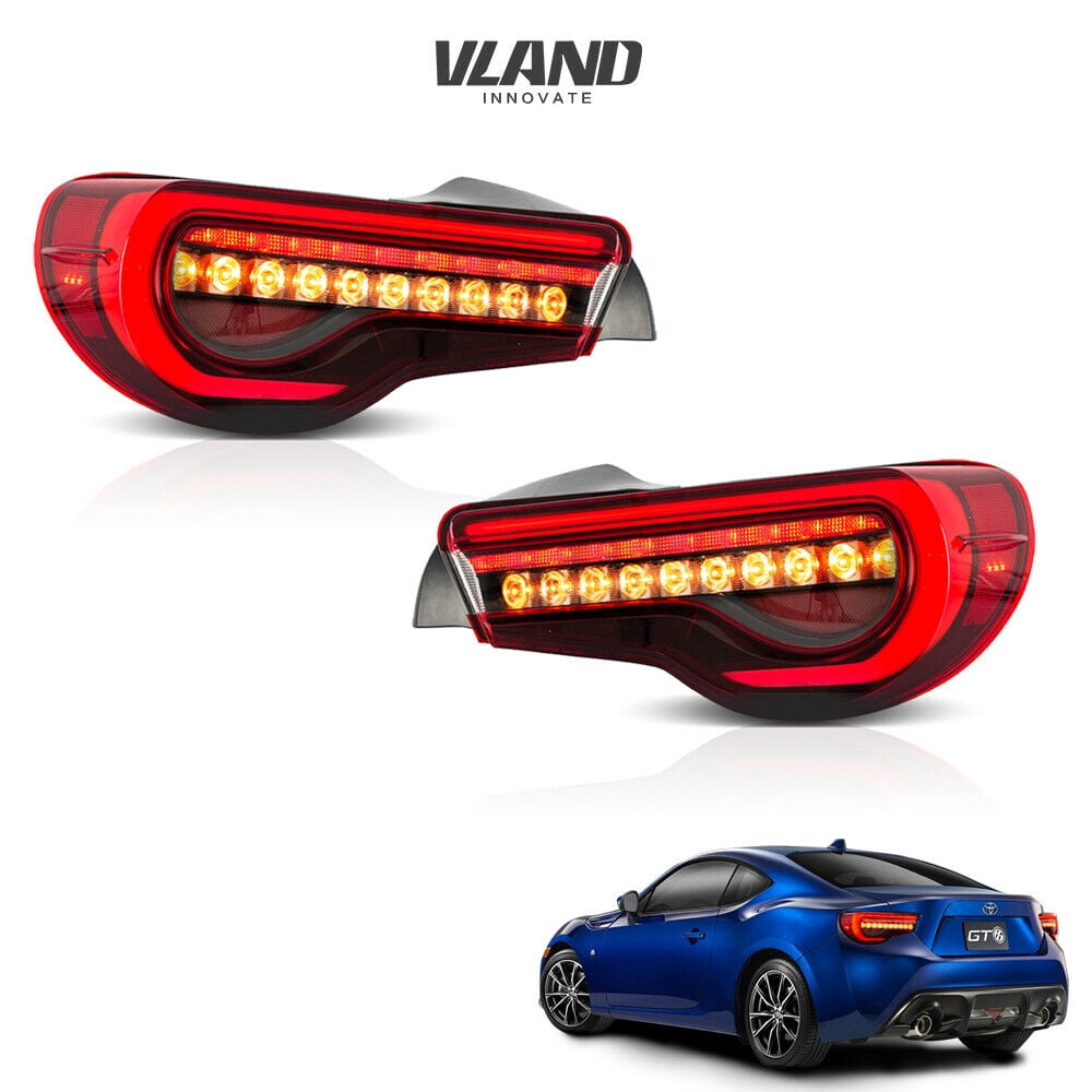 Upgraded Red LED Tail lights for Toyota 86 GT86 20122020 Subaru BRZ