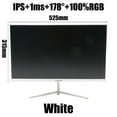 thumbnail image 2 of HueMaison 24" FHD LED Ultra Slim Monitor Computer Gaming Monitor 1920*1080p 1K 100HZ RGB IPS 1ms VGA HDMI Input HG248MG, 2 of 9