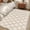 Beige, variant on 2.7x5 Area Rugs, Beige Moroccan Non-Skid Rubber Backing Large Rectangle Rugs - Living Room Bedroom Home Office, Morocco Geometric Quatrefoil Lattice Indoor Floor Mat Carpets Washable Rug
