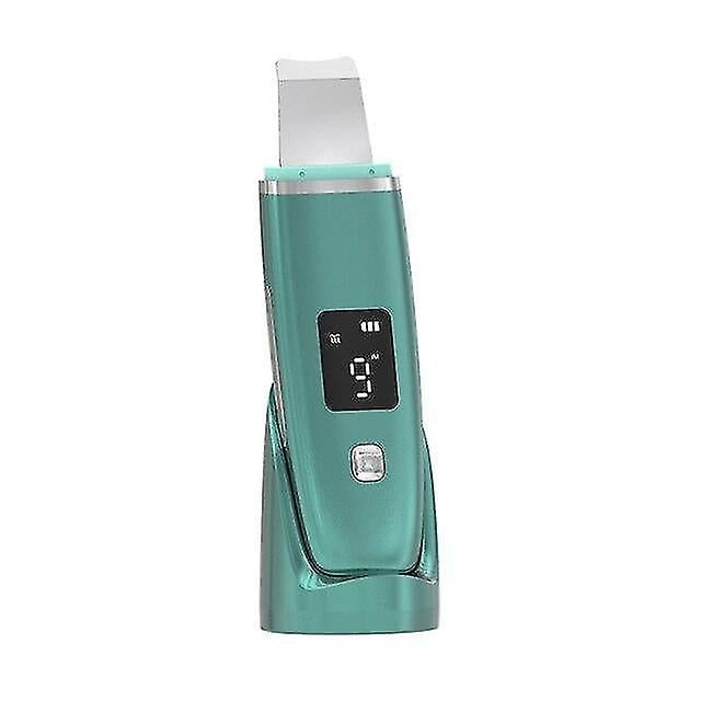 Limpiador facial HUOGUO Depurador ultrasónico de piel verde
