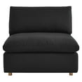 thumbnail image 3 of Modway Commix 6-Piece Down Filled Overstuffed Sectional Sofa in Black, 3 of 10
