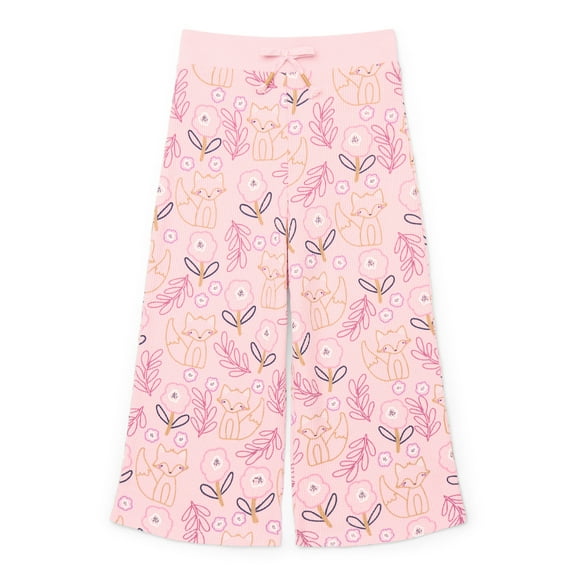 Garanimals Toddler Girl Printed Thermal Wide Leg Pants, Sizes 2T-5T