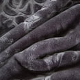 thumbnail image 5 of Townhouse Super Soft Floral Embossing Weighted Blankets Solid Design Warm Heavy Blanket, 1 ply Jumbo Size (Gray), 5 of 8
