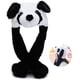 thumbnail image 3 of Lady Girl Plush Animal Ear Hat Juguete Regalo de cumpleaños con orejas movibles Empujando la gorra de animal Haz que las orejas muevan a la niña B-black White Jormftte MZQ-0613-1, 3 of 7