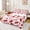 Pink Red D, variant on Erosebridal Girls Red Personalized C Initial Bed Sheets 4pcs,Cartoon Bow Cherry King Sheets For Kids Teens,Microfiber Bedroom Decor