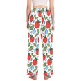 thumbnail image 3 of FORMRS Women's Pajama Pants with Pockets Soft Comfy Loungewear Sleep Bottom, Sizes S-2XL, Vibrant Strawberries, 3 of 8