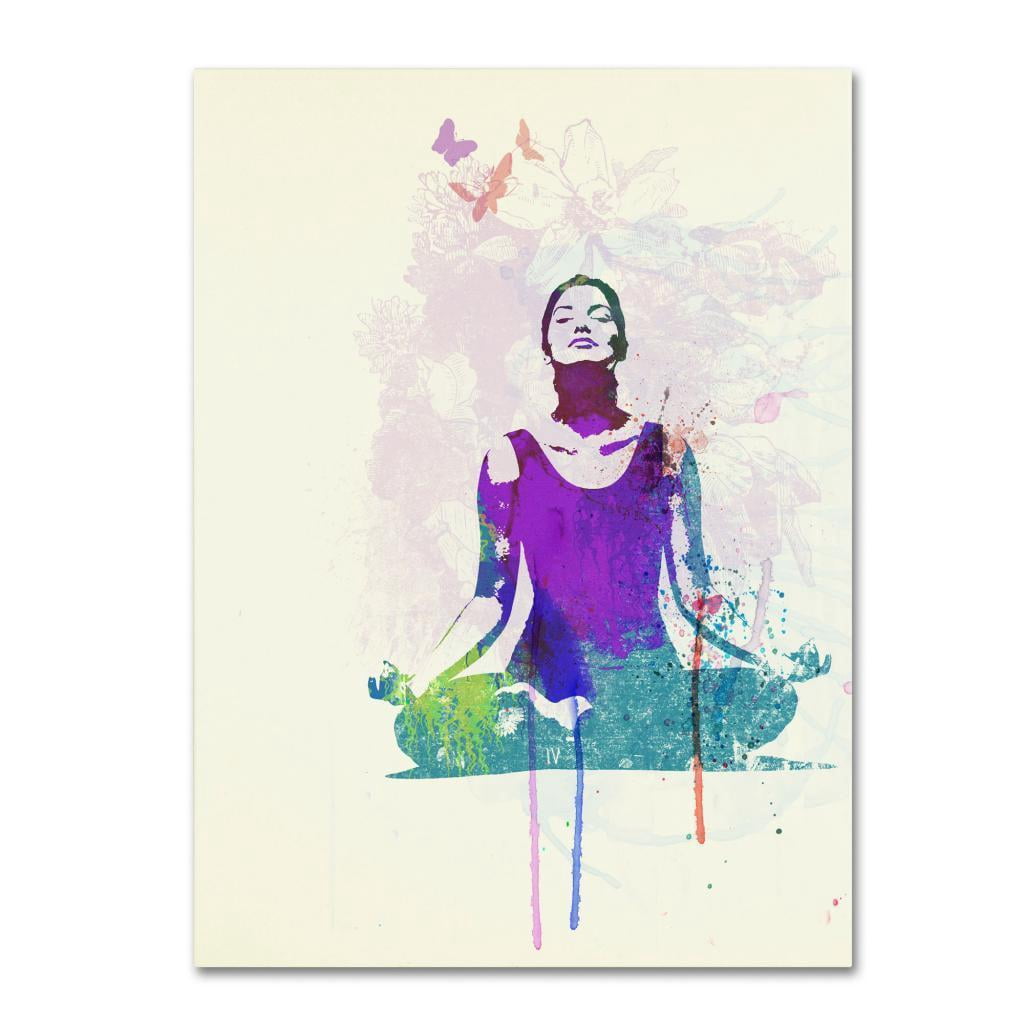 Trademark Fine Art "Meditating Mind" Canvas Art by Naxart