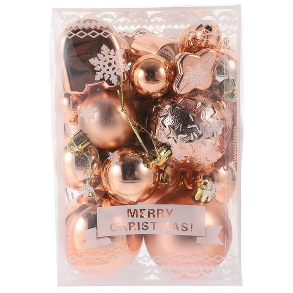 NIAIZEK 30pcs Rose Christmas Ornament Hanging Decorations for Holiday Party Event Decor