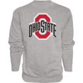 thumbnail image 1 of Blue 84 Chandail en Molleton Ras du Cou pour Hommes Ohio State Buckeyes Gris Icon, Ohio State Buckeyes Gris, TG, 1 of 4
