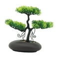 thumbnail image 2 of Estatua de árbol bonsái,Árbol bonsái artificial Árbol bonsái falso Inicio,Mesa Pequeña Falsa Bienvenido Maceta,Decoración de jardín con bonsáis artificiales para interiores,Oficina, 2 of 9