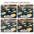 thumbnail image 7 of ODIKA 2'x3' Washable Accent Rug Playroom Ship Galaxy Theme Rocket Science Motif Classroom Themed for Bedroom, Nursery, RV, Pet Friendly, Bedside Mat, 7 of 7