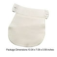 thumbnail image 2 of Guardoinrt Simple Feuilles Rallonge de Chemise Imperméable Haute Qualité Affichage de Différence Accessoires de Jardinage DIY Jeans Accrocheurs Maternité Blanc, 2 of 5