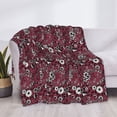 thumbnail image 3 of Yiaed Daisies Flowers Print Blanket Throw Blanket Soft Cozy Flannel Blanket for Home Bed Sofa Couch Chair-60"x50", 3 of 6