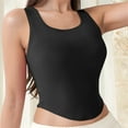 thumbnail image 6 of WMTBSRSW Compression Tank Tops for Women Tummy Control Shapewear Yoga Tops Seamless Body Shaper Workout U Neck Camisole Cami Tops, 6 of 6