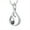S/Black, variant on Stainless Steel Love Infinity Stone Heart Urn Pendant Cremation Jewelry for Ashes Holder Memory Necklace Memorial Jewelry