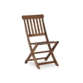 thumbnail image 6 of Linon Catalan 3-Piece Acacia Outdoor Bistro Set with Table and Chairs, Acorn, 6 of 20