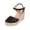 A-Black353, variant on Womens Espadrille Wedge Sandals Closed Toe Lace Crochet Ankle Soft Platform Sandals Boho Style Feminine Glam Dressy Sandals