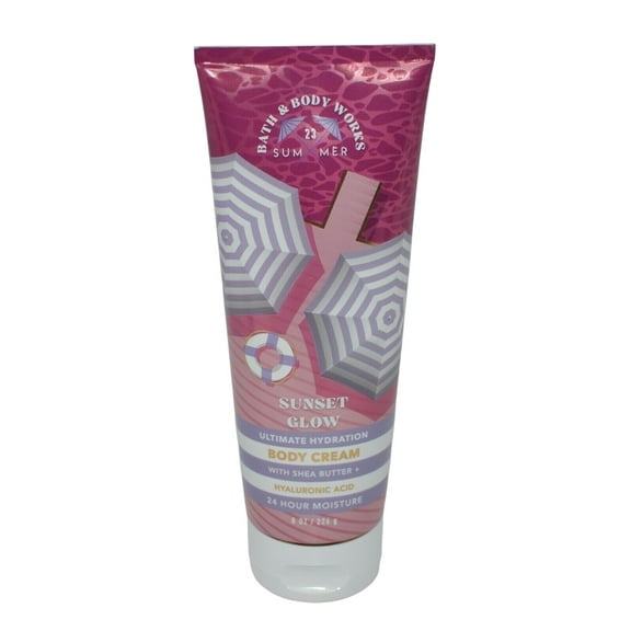 Bath & Body Works Sunset Glow Ultimate Hydration Body Cream Lotion (8 OZ / 226 g)