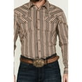 thumbnail image 3 of Gibson Trading Co Men's Show Downer Floral Striped Long Sleeve Snap Western - GMSU24W74-BN Medium, 3 of 4