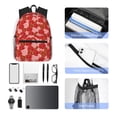 thumbnail image 6 of Lsque Rose Flowers Classic Casual Backpack - Large Capacity Water-Resistant Backpack for School, Work, Travel, and Outdoor Activities, 6 of 8